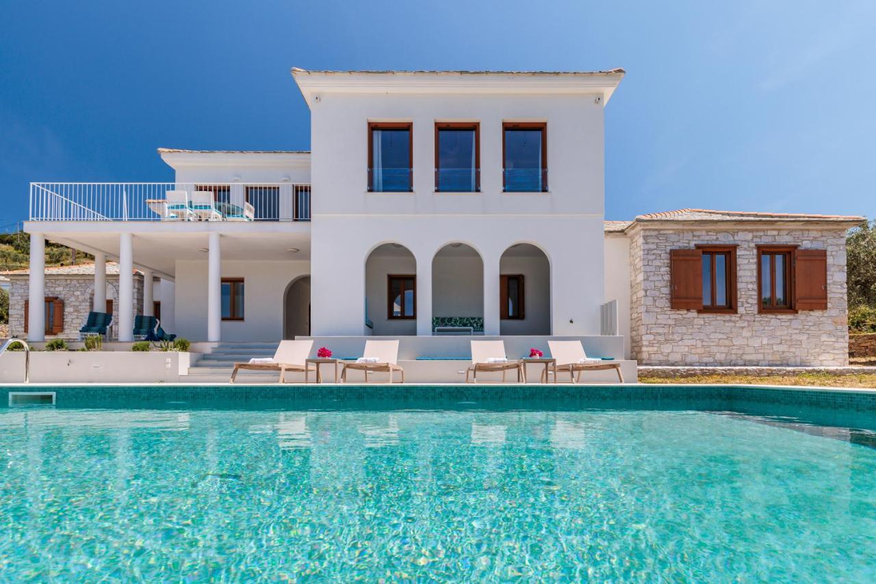 Sunshine Pool Villa Szkópelosz Kültér fotó